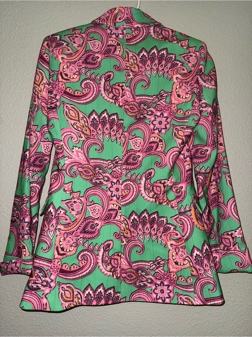 Alice + Olivia MACEY CUFFED SHAWL COLLAR BLAZER - Picture 9 of 11